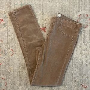 Free people corduroy skinny leg jeggings size 27